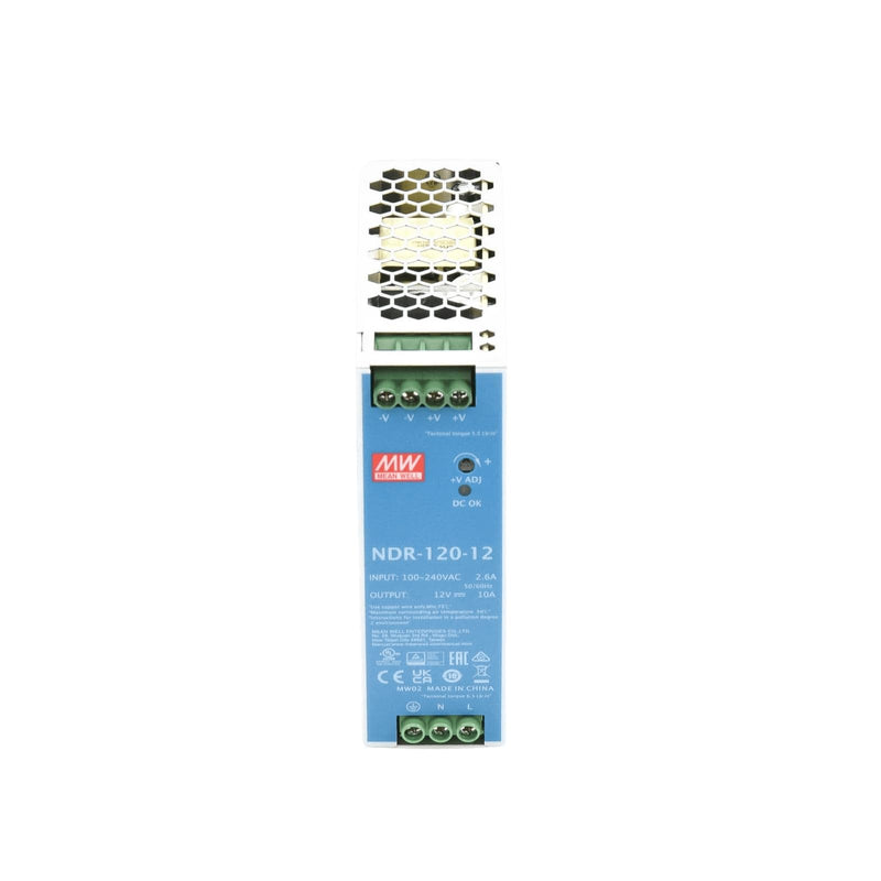 MeanWell NDR-120-12 120W 120V 10A DIN-Rail power supply unit NDR-120-12: 12V 10A 1 PACK