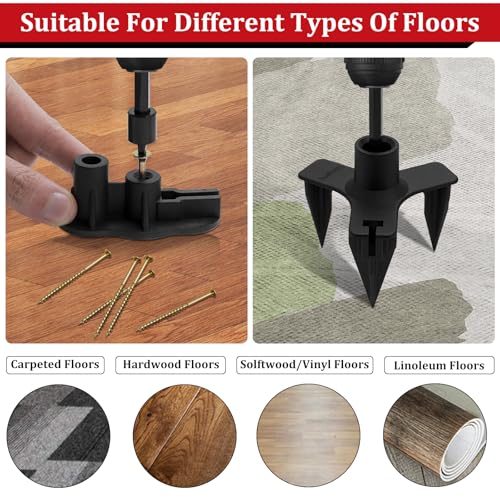Squeaky Floor Repair Kit with 200 Screws and 5 Tools