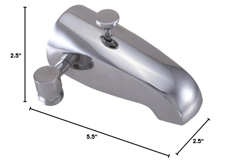 DELTA FAUCET Faucet, Chrome RP4370 Tub Spout for Pull-Out Diverter for Hand Shower