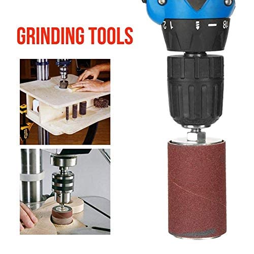 Pack of 20 spindle sander sanding machine sanding sleeves tool set sanding sleeves with case for drill