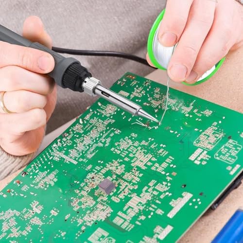 Solder 1mm 100g, Solder with Flux, Sn99.3/Cu0.7 Lead-Free Soldering Wire with Rosin Core for Electric Soldering Repair DIY (1mm 100g) 1mm 100g