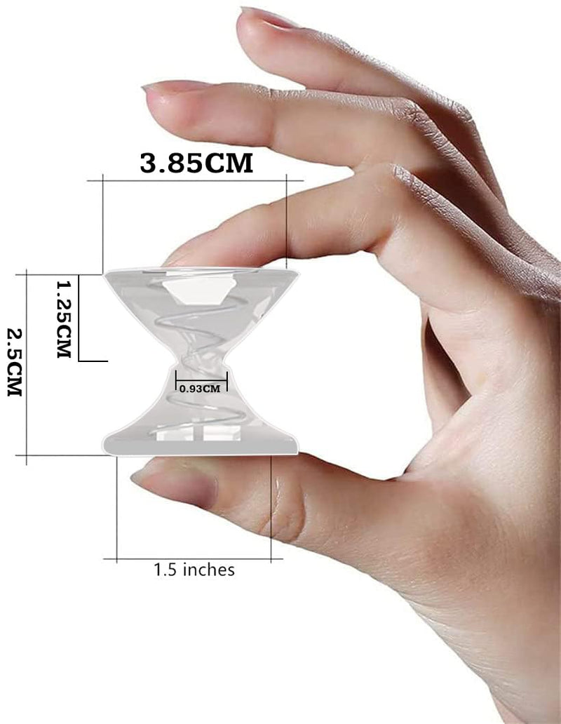 (6 Pack) Collapsible Cell Phone Grip for Smartphones,Expanding Cellphone Holder for Phone - Colorful Rose Gold Marble