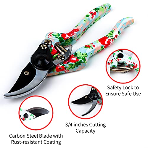 10PCS Purple Garden Tools Set & 11PCS Blue Gardening Gifts for Mom
