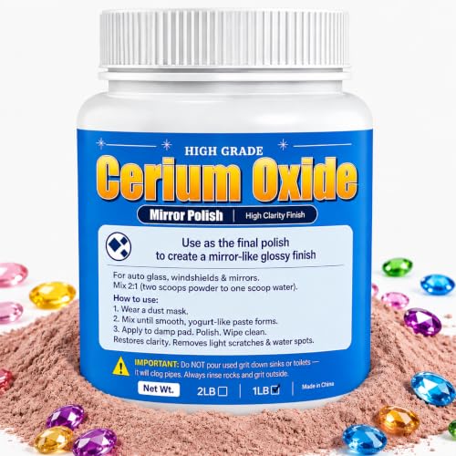12000 Grit Aluminum Oxide & Red Cerium Oxide Polish Bundle