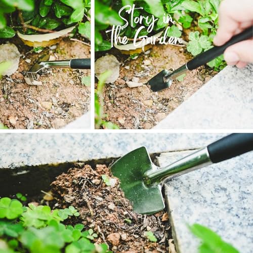 24 Piece Bonsai Tree Kit, Bonsai Trimming Tool Set, Bonsai Starter Kit, Carbon Steel Scissors Cutter Shears, Stainless Steel Rake Shovel, Gardening Pruning Tools, Gloves