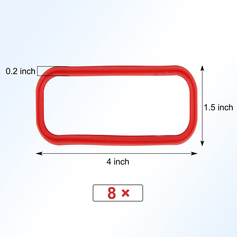 LS1 LS6 Fast LSX Intake Manifold Seal Oring Gasket Set Compatible with Corvette Camaro LS GTO LM7 LR4 LQ4 L59 LQ9 LM4 L33 Gen III FBody C5 G8