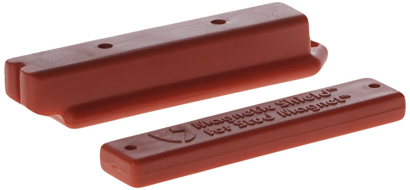 Master Magnetics Magnetic Stud Finder with Shield - Drywall Screw and Nail Detector Tool - Made with Strong Neodymium Magnets - 4.25" L - Red - 2-Pack 1 Count (Pack of 2)