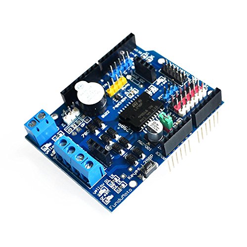 DollaTek L298P Motor Driver Module H Bridge Drive Shield Expansion Board High Performance DC Stepper Motor Controller for Arduino