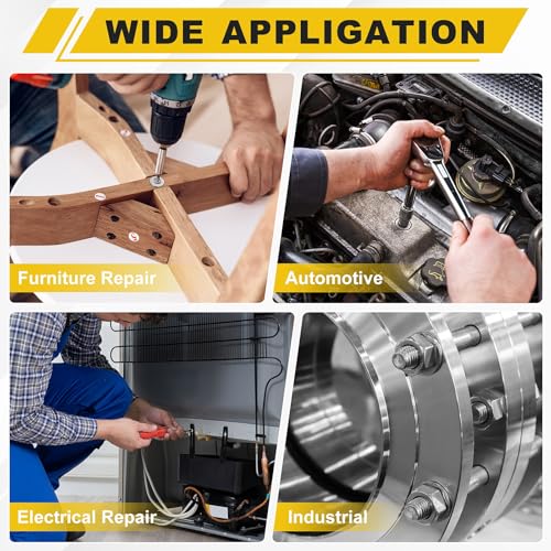 235Pcs Fender Washers, 304 Stainless Steel Flat Washers Assortment Kit, 15 Different Sizes M3 M4 M5 M6 M8 M10 M12 Metal Washers for Screws Bolts Hardware for Various Home Industrial Automotive 15 Sizes 235 Pieces
