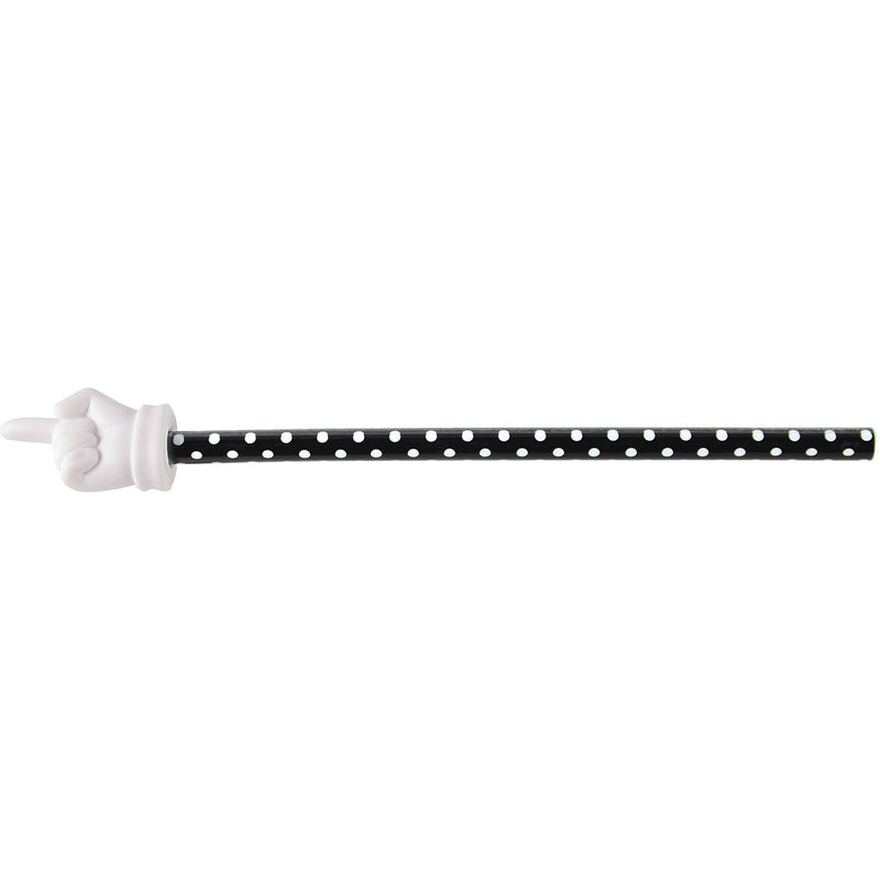 Teacher Created Resources Black Polka Dots Hand Pointer, Pack of 5