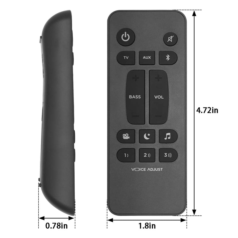 Polk Audio Universal Soundbar Remote Control Replacement for Signa S1, S2, S3, S4 Ultra-Slim Sound Bar polk soundbar remote