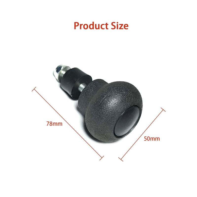 2Pcs Steering Wheel Knob Spinner, Steering Wheel Power Handle Spinner Knob Turning Aid Ball Tractor Forklift Accessories for Tractors, Forklifts, Trucks, Lawn Mowers, Cars, Boats