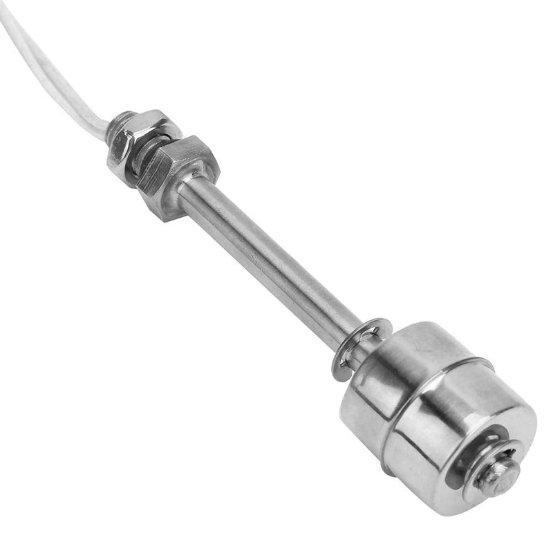 0~220V 100mm Liquid Level Sensor Float Switch, Vertical Stainless Steel Water Float Switch for Fuel Tanks, Water Towers, Water Heaters, Solar Energy and etc.