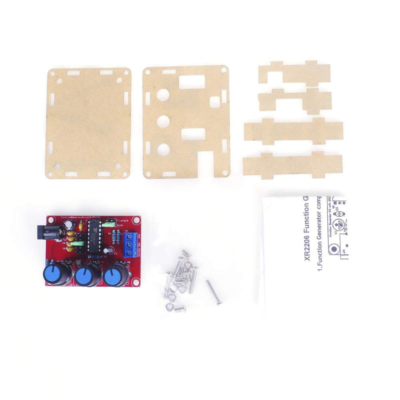 ANGEEK XR2206 Function Generator Signal Generator DIY Kit High Precision Function/Sine Triangle Square Output 1Hz-1MHz Adjustable Frequency Amplitude(Welding completed) Welding completed
