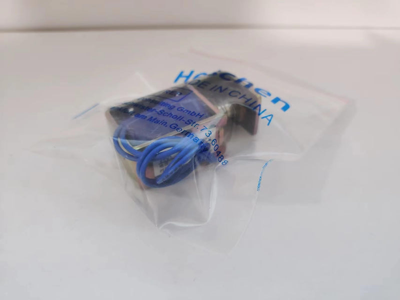 Heschen Electromagnet Solenoid HS-S0837DL DC12V 1A 15N 10mm Stroke Push Pull Type Open Frame Door Lock