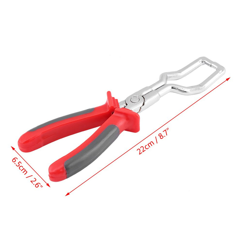 Keenso Car Fuel Line Pliers, 45# Steel Fuel Line Petrol Hose Inline Fuel Filter Clamp Removal Tool