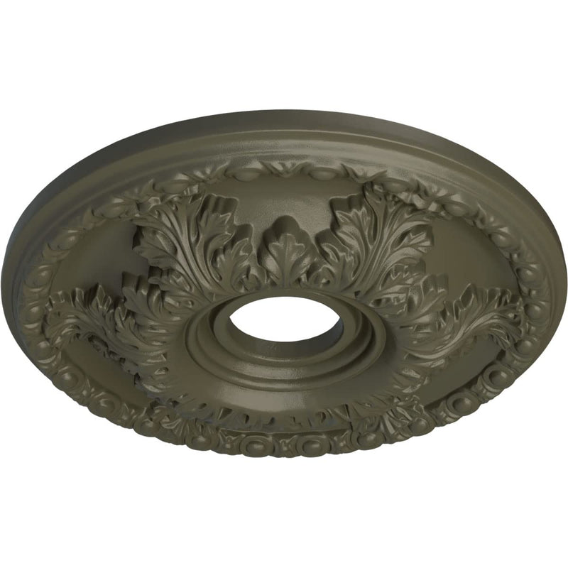 Ekena Millwork CM18GAWHF Granada Ceiling Medallion fits Canopies up to 6 5/8, Witch Hazel Witch Hazel (Flat Finish)