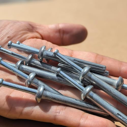 SANTIE Hammer Drive Anchors (1/4" X 3") - 100 PCS 1/4"X3"