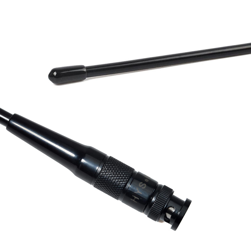 HYS UHF BNC Base HT 15.3inchs Antenna for GMRS Walkie Talkie/Repeater, UHF 462-467Mhz Two Way Radio Antennas for 460-470Mhz ICOM IC-V9 Motorola HT440 CP500 Uniden Bearcat Whistler UHF Ham Radio Black 1PC (462-467Mhz）