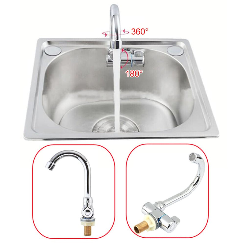 3dsll0 Folding Faucet Yacht 360 Degree tation Basin Sth Caravan Boat Durable Marine Camping Single Handle Accessories Practical Copper Cold Water