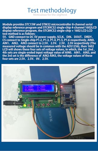 DollaTek ADS1256 24bit 8channel ADC AD Module High Precision ADC Acquisition Data