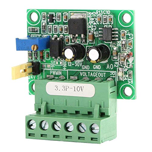 FTVOGUE 3.3V PWM Signal to 0-10V Voltage Converter D/A Digital to Analog PLC Conversion Module