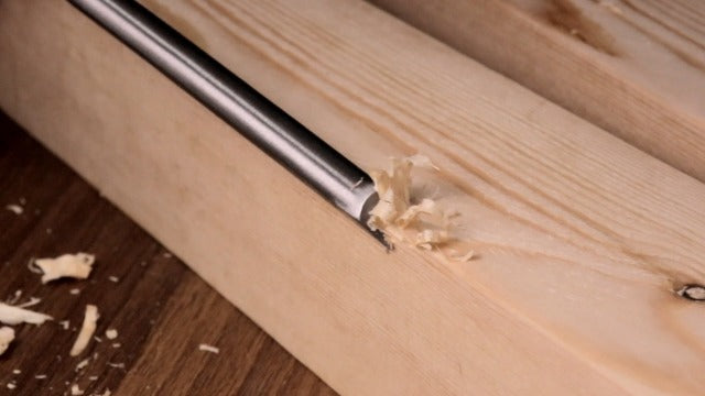 4-Piece Wood Chisel Set, 8mm 12mm 18mm 25mm Outside Edge Set