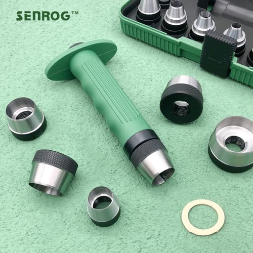 12 in 1 Hollow Hole Punch Set,Gasket Hollow Puncher,Leather Punch.