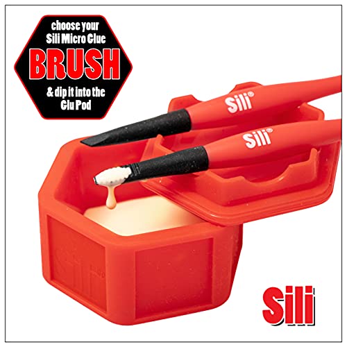 Sili Non-Stick Silicone Glue Brush Wood Glue Applicator Super Pack for Woodworking, Arts, Crafts, Hobby