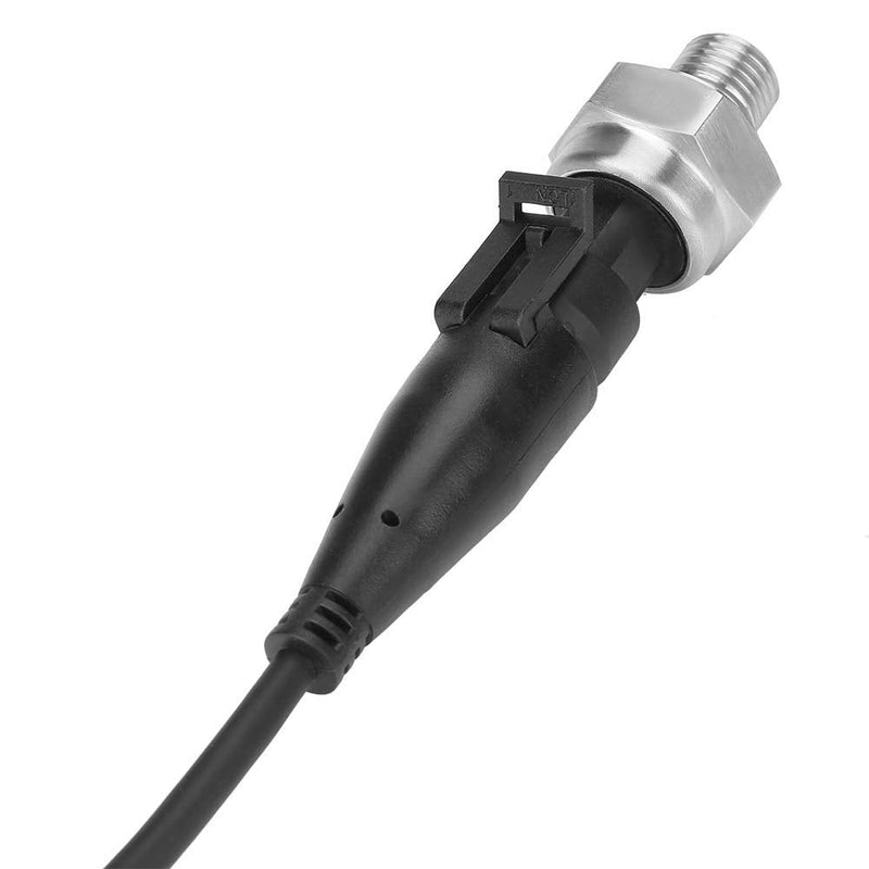 Stainless Steel Pressure Sensor, G1/4 Inch 5V Output 0.5-4.5V/0-5V Pressure Transmitter, Sensor Input for Oil, Fuel, Gas, Air, Water (0-150 PSI) 0--150PSI