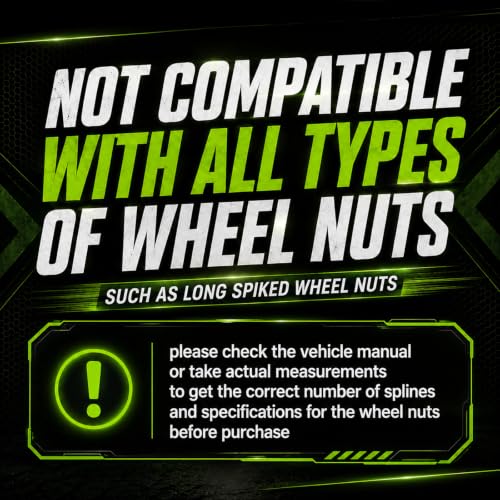 AUTOPTIM 10 Spline Lug Nut Socket Key - for TA20-17/19 Bimecc 10 Point Nuts