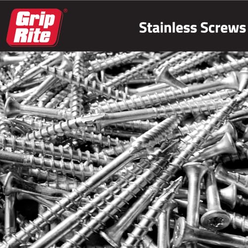 Grip-Rite PrimeGuard Max MAXB64883, FN Finish Nail 15GA, 2", 304 Stainless Steel, 1000 Nails, Clamshell Packaged