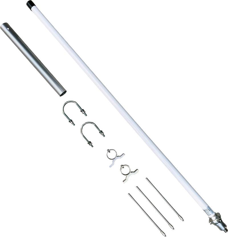 GR100 GMRS Base Antenna, 462-467MHz, High Gain 7.5 dBi Fiberglass GMRS Base Station Antenna for GMRS Repeater, GMRS Mobile Radio Antenna with PL259 Connector