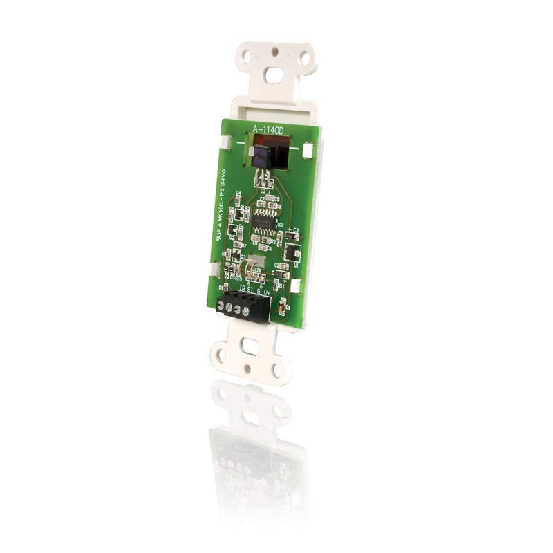 Remote Control IR Repeater Extender Wall Plate for IR Repeater Kits. Our Wired IR Repeater Remote Repeater Allows You to Have a Professional Clean Look and Feel. This is an add on Device to Repeaters