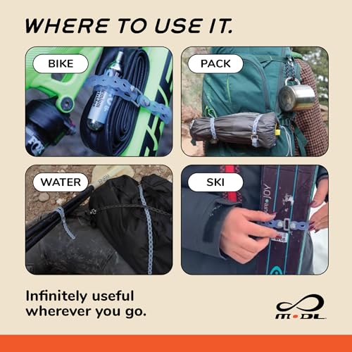 MODL Infinity Tool™ 8-Pack (4 Glacier, 4 Neon Orange) for Camping, Travel & EDC