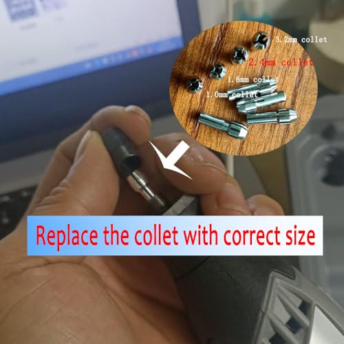 30 Pcs Wool Felt Polishing Bits, 3/32'' Shank Cone Shape Wool Polishing Points for Rotary Tool (8mm,10mm,12mm) (Pack of 2) 2.35mm (3/32inch) (Pack of 2)