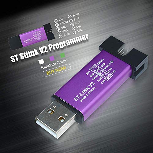 ST-Link V2 Programming Unit Mini STM8 STM32 Emulator Downloader M89 New (Random Color)