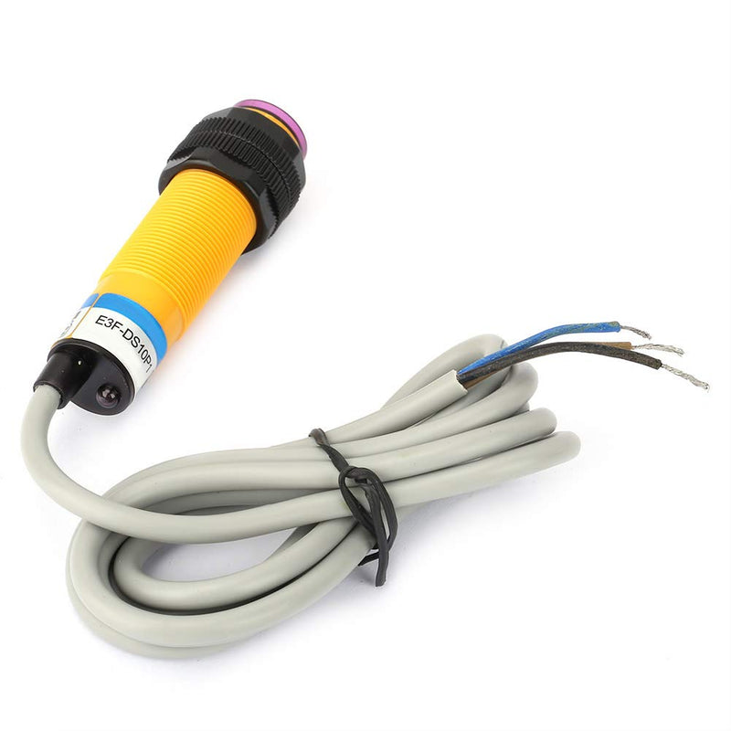 E3F-DS10P1 Infrared light barrier 10 cm inductive distance proximity sensor M18 infrared beam reflection light barrier sensor 3-wire PNP closer DC 6-36V