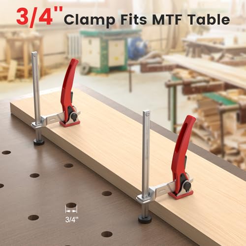 Housolution Bench Dog Clamp, 3/4 inch Dog Holes Workbench Clamp 2 Pack-19mm