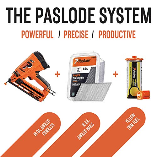 Paslode Finishing Nails 650047, 16 Gauge, 2,000 per Box, 2 in. 2000