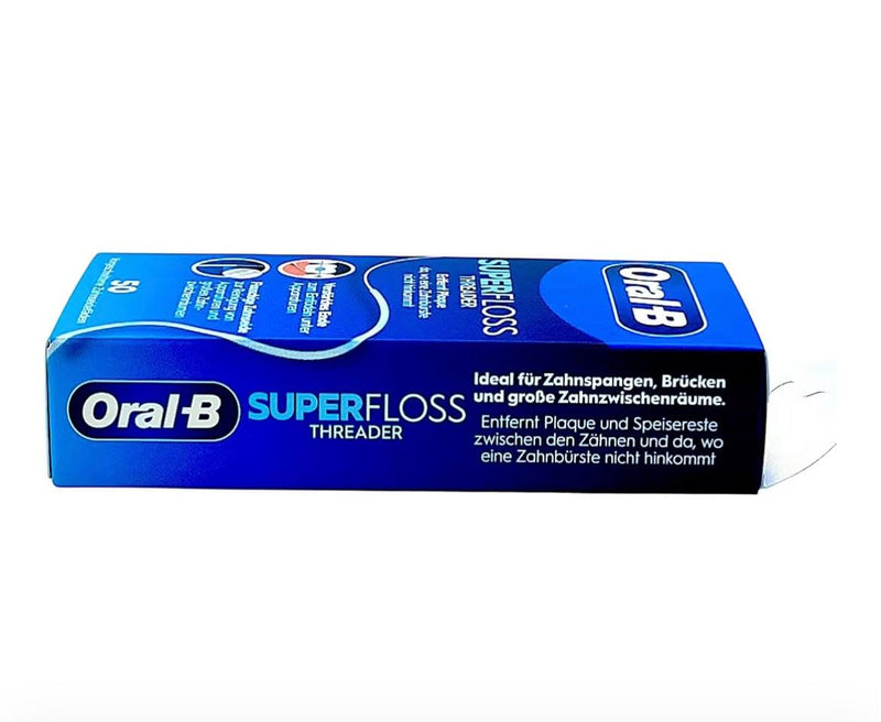 Oral-B Super Floss Dental Floss Pre-Cut Strands 50 ea (Pack of 18)