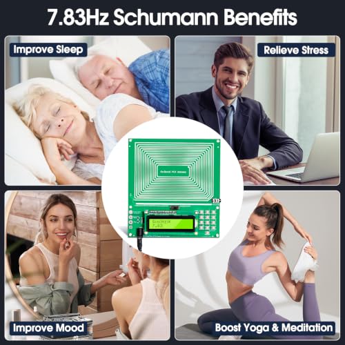 Schumann Frequency Generator Device 7.83 Hz | Adjustable 0.1 Hz to 200 kHz, with display and USB, portable, frequency counter and pulse generator