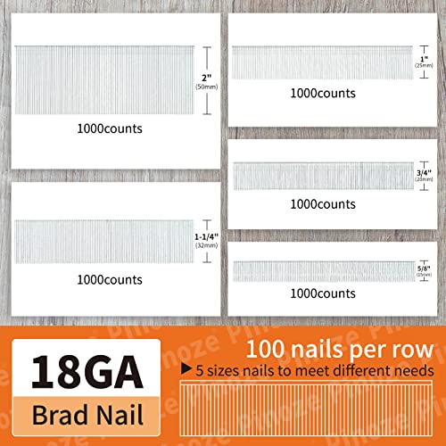 PINOZE 18ga Brad Nail & 1/4 Narrow Crown Staple Bundle