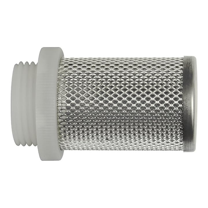 RIEGLER 134046-SKR-12-K Suction Basket for Non-Return System G 1/2 Stainless Steel 1.4301 Plastic Pack of 1