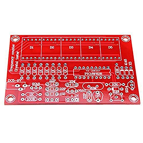 ARCELI Online DIY Digital LED 1Hz-50MHz Quartz Oscillator Frequency Counter Meter Tester Kit Tool