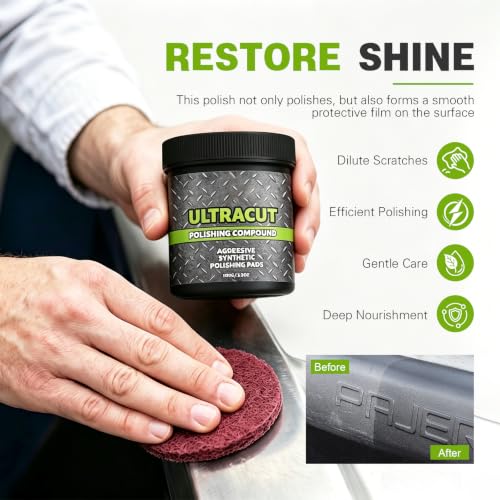 2026 New Multi-Surface Ultracut Polishing Compound with Pad - 100G/3.53OZ