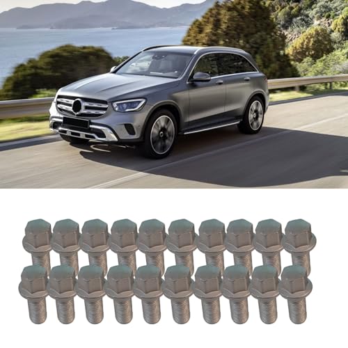 0009904907 20-Piece M14x1.5 Wheel Bolt Set for Mercedes-Benz 20PCS