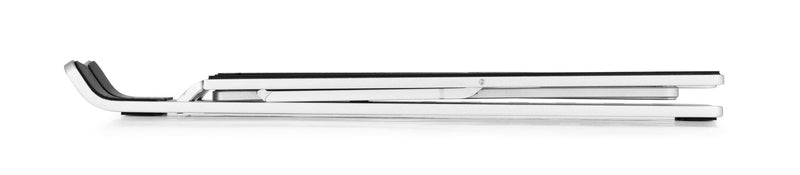Durable Laptop Stand for Laptops & Tablets - Foldable & Height Adjustable - Includes Travel Bag - Silver Aluminum Laptop Mount, for Laptops and Tablets up to 15"