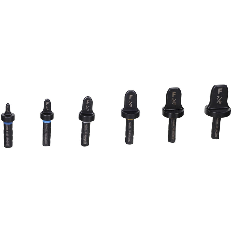 SPIN F5000 5-Piece Drill Bit Flaring Set 1/4, 3/8, 1/2, 5/8, 3/4-Inch