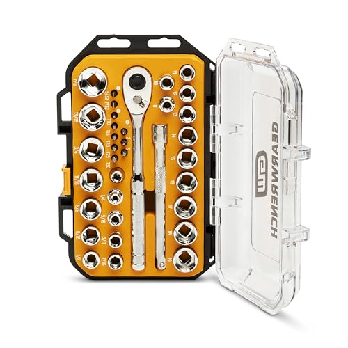 GEARWRENCH 36 Piece 3/8” Dr 72T 12 Pt Drive Mechanics Tool Set | GW72SWS38 SAE/Metric